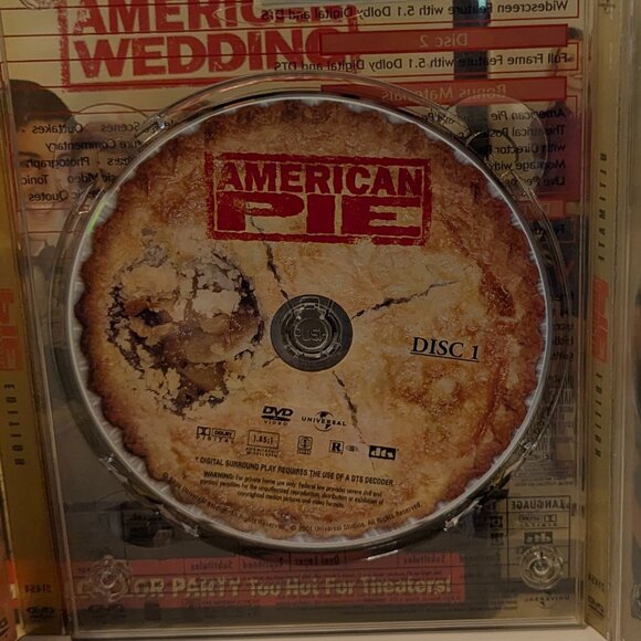 Three Movie Set American Pie 1 Unrated American Pie 2 and American Wedding - Picture 9 of 12